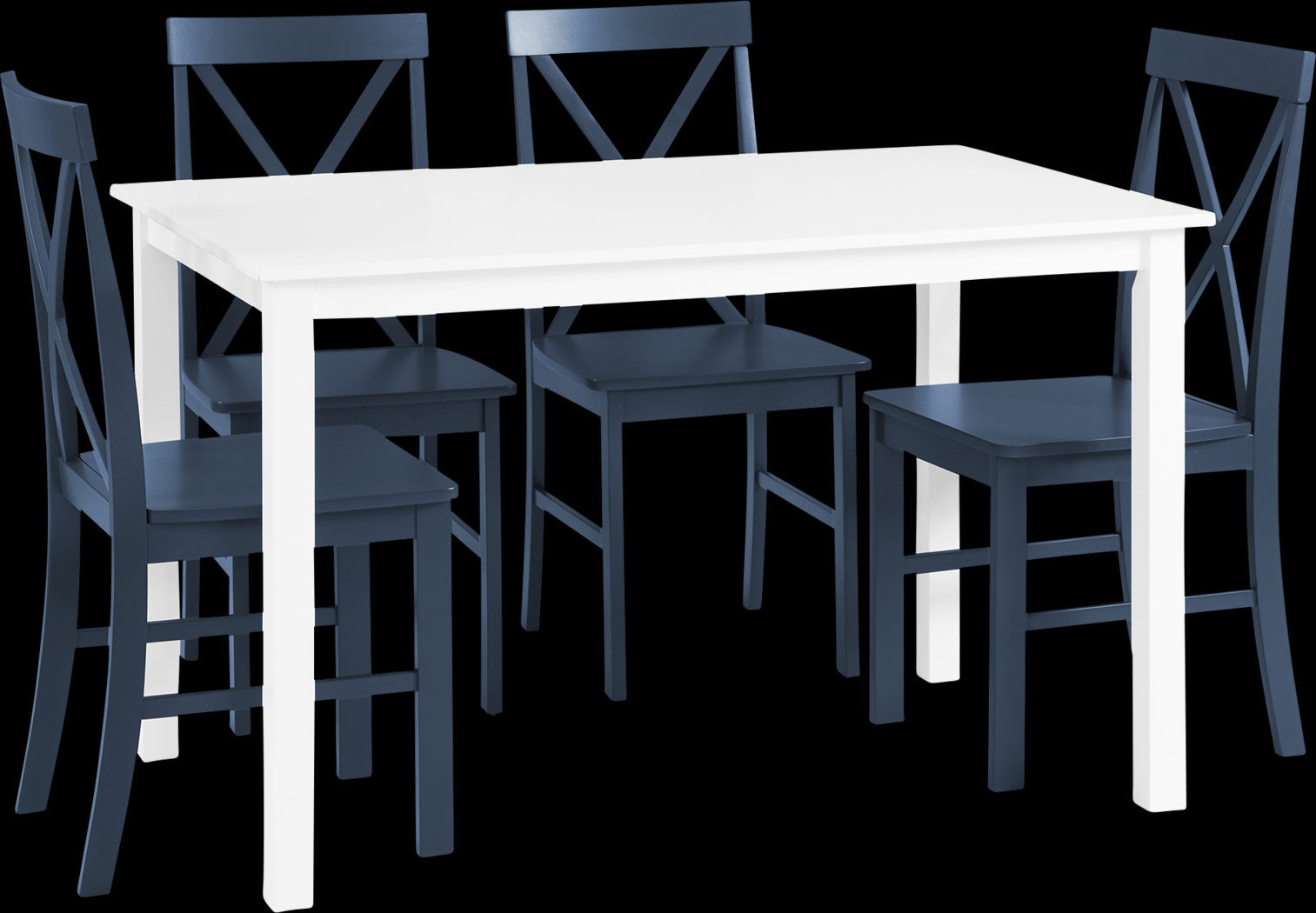 Stambridge White 5 pc Dining Set - Thumbnail - Image 1