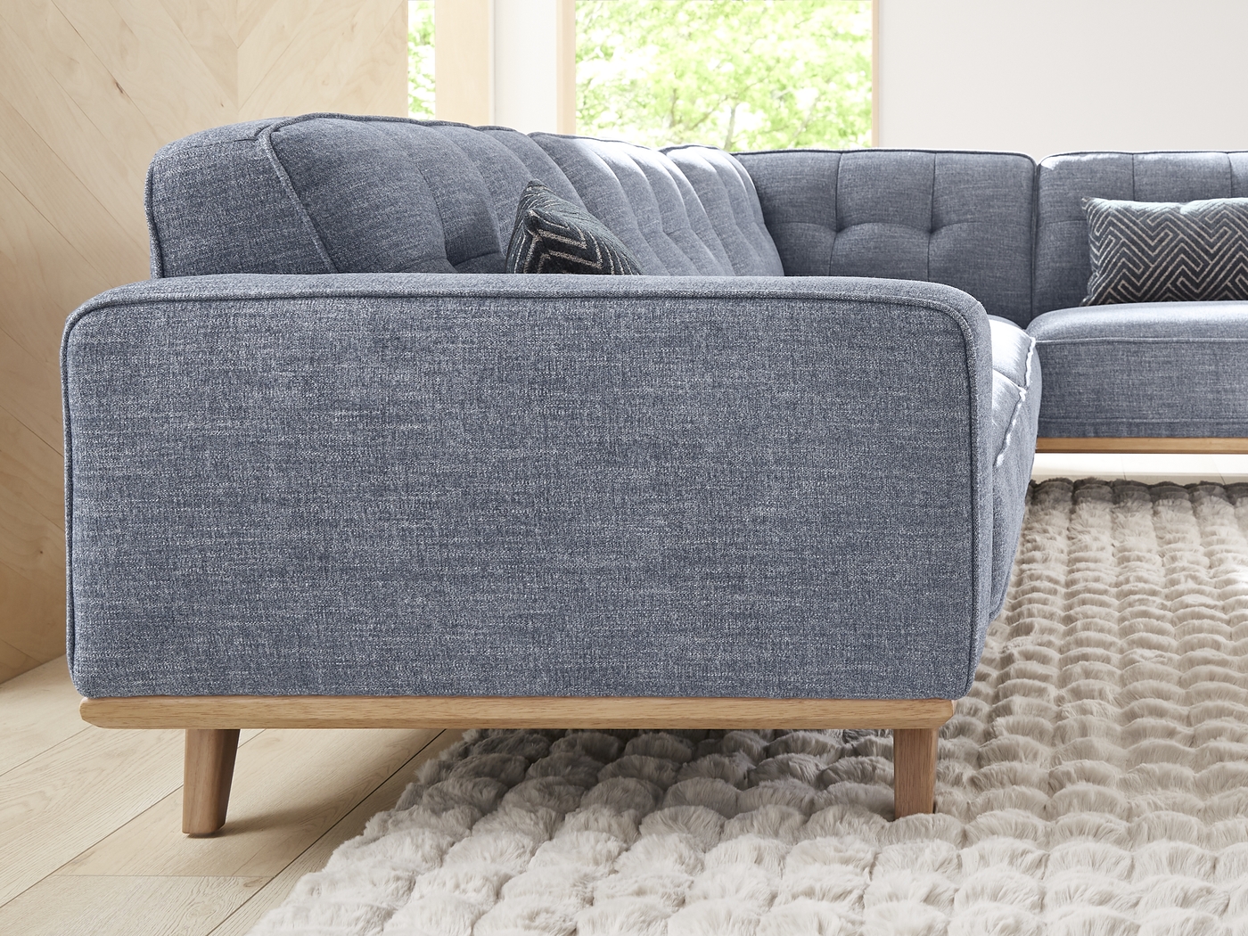 Stamford Bridge Denim 2 Pc Sectional - Thumbnail - Image 4