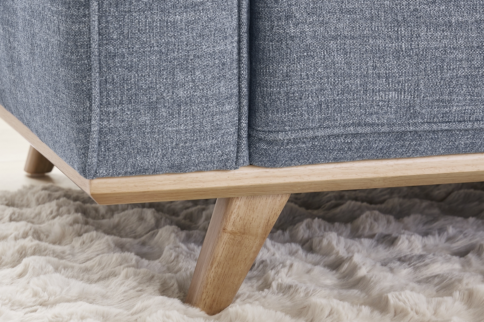 Stamford Bridge Denim 5 Pc Sectional Living Room - Thumbnail - Image 6