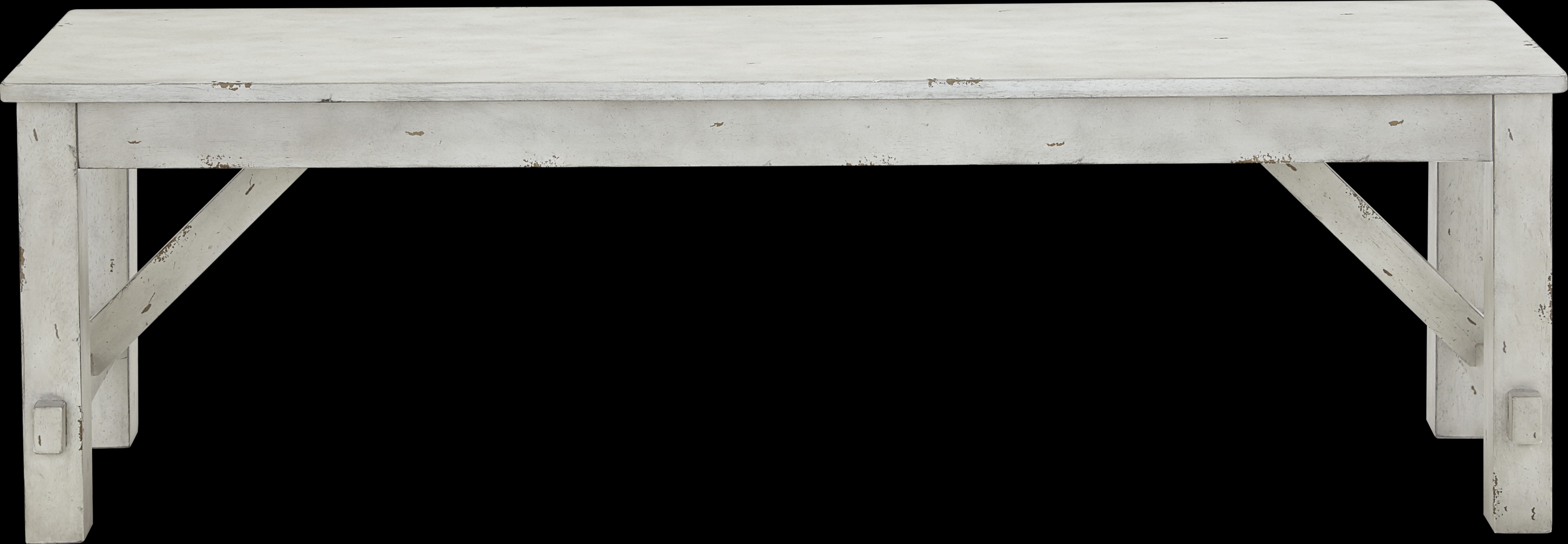 Stana White Dining Bench - Thumbnail - Image 2