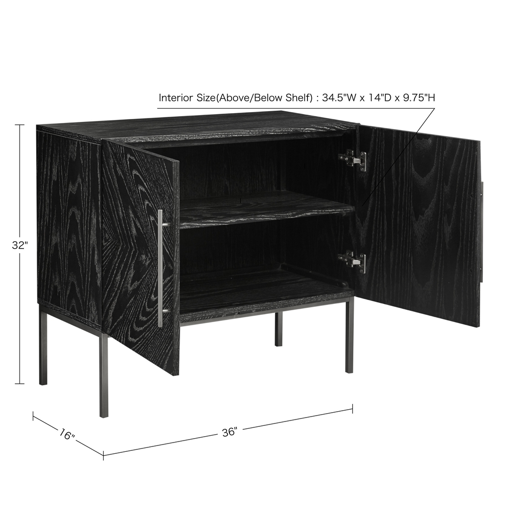 Standifer Black Accent Cabinet - Thumbnail - Image 10