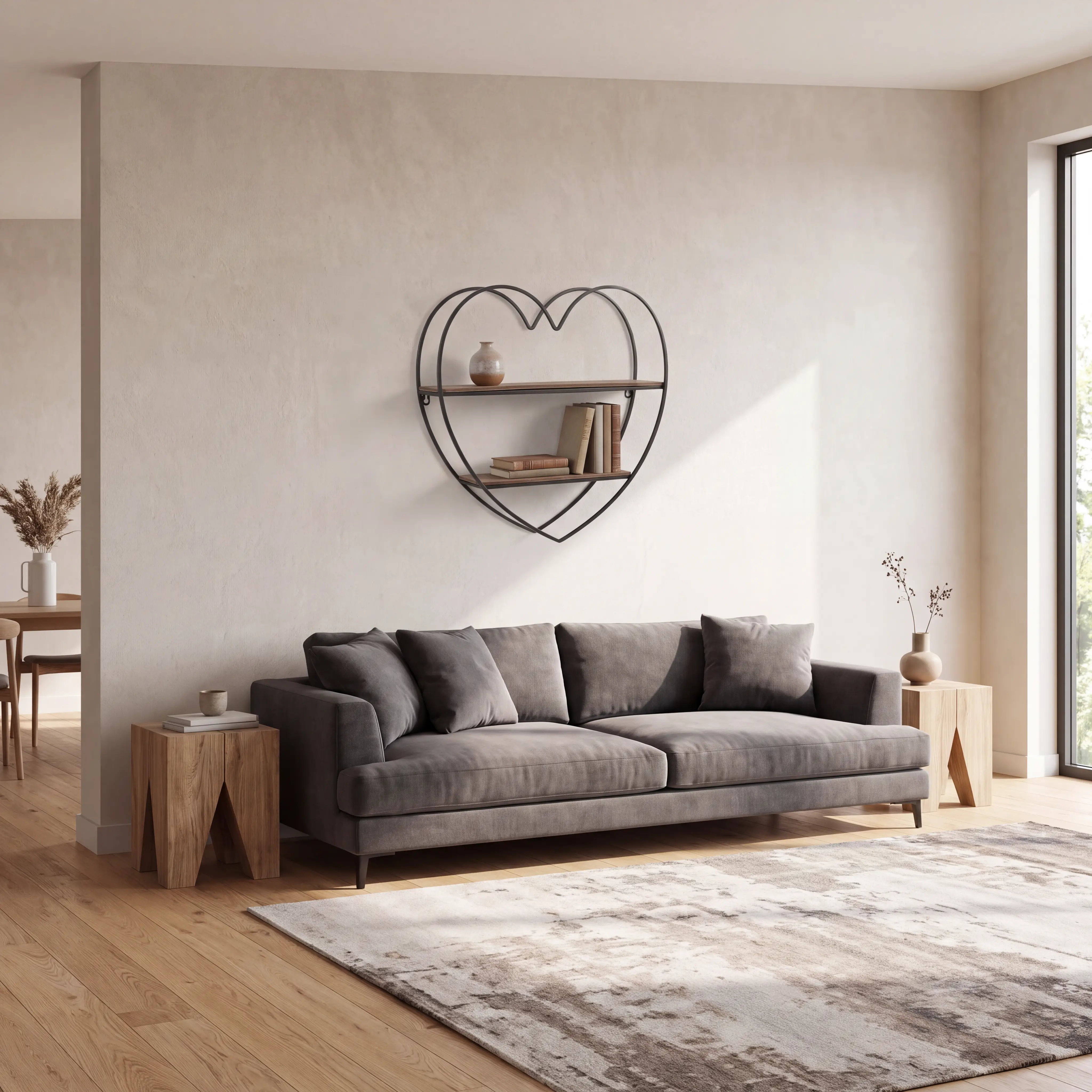 Stanfiel Black Wall Shelf - Thumbnail - Image 4
