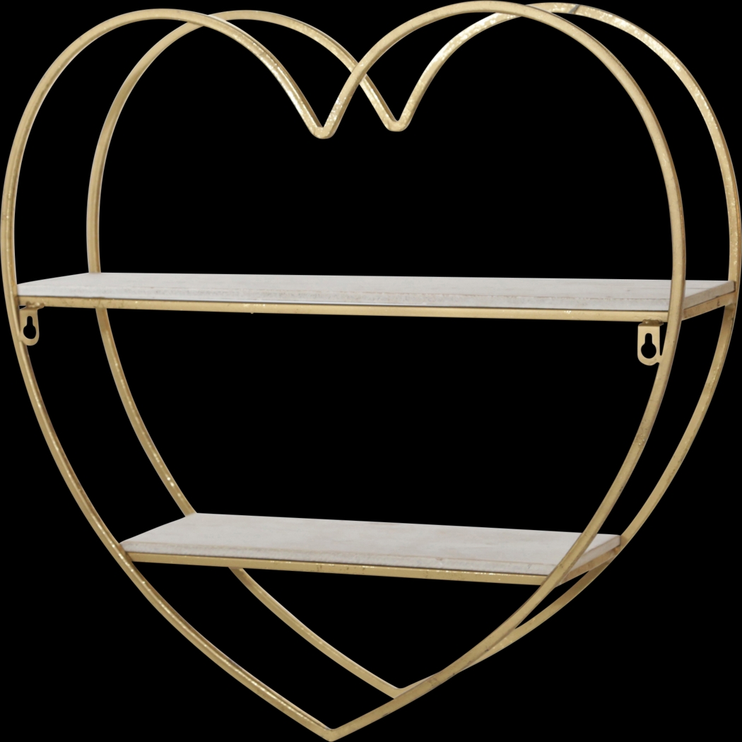 Stanfiel Gold Wall Shelf - Thumbnail - Image 3