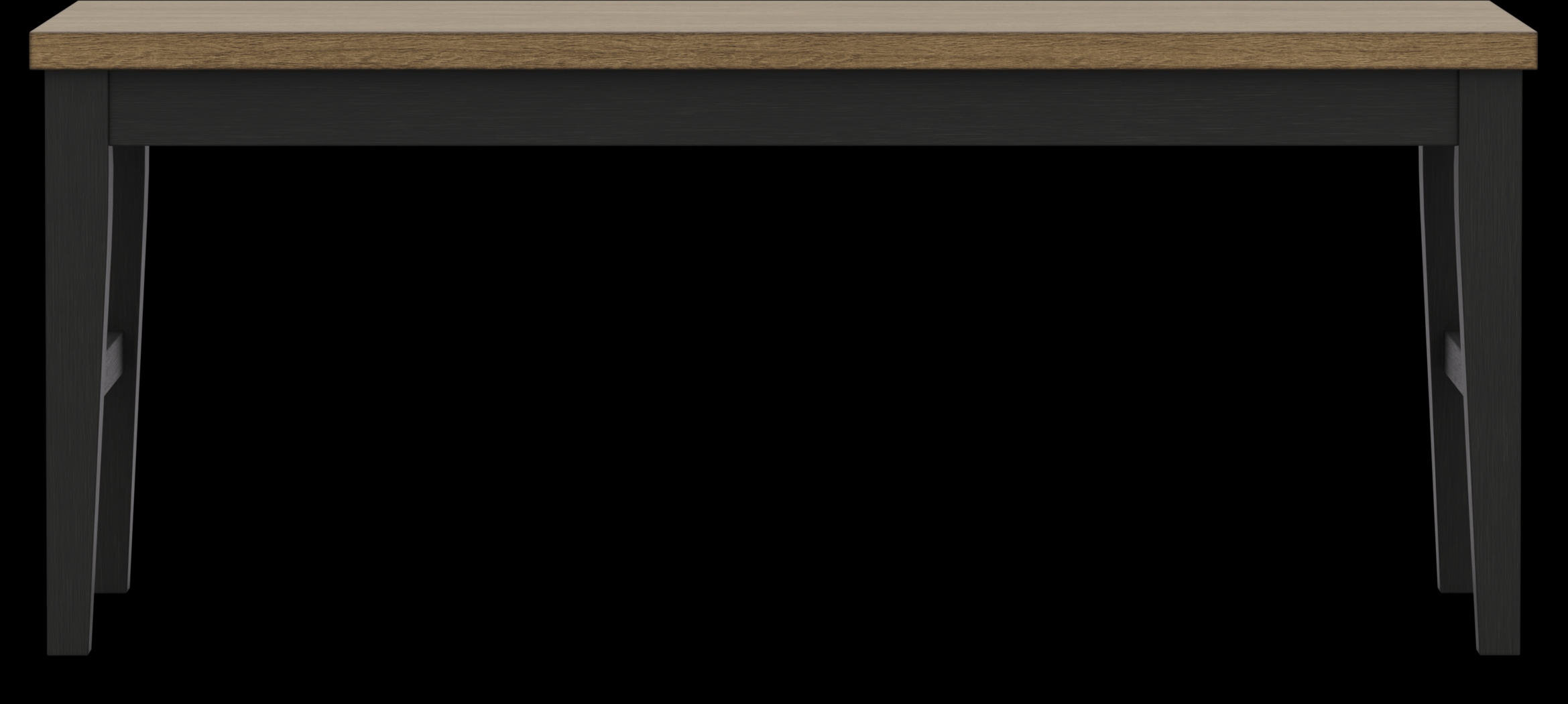 Stanford Black Small Bench - Thumbnail - Image 2