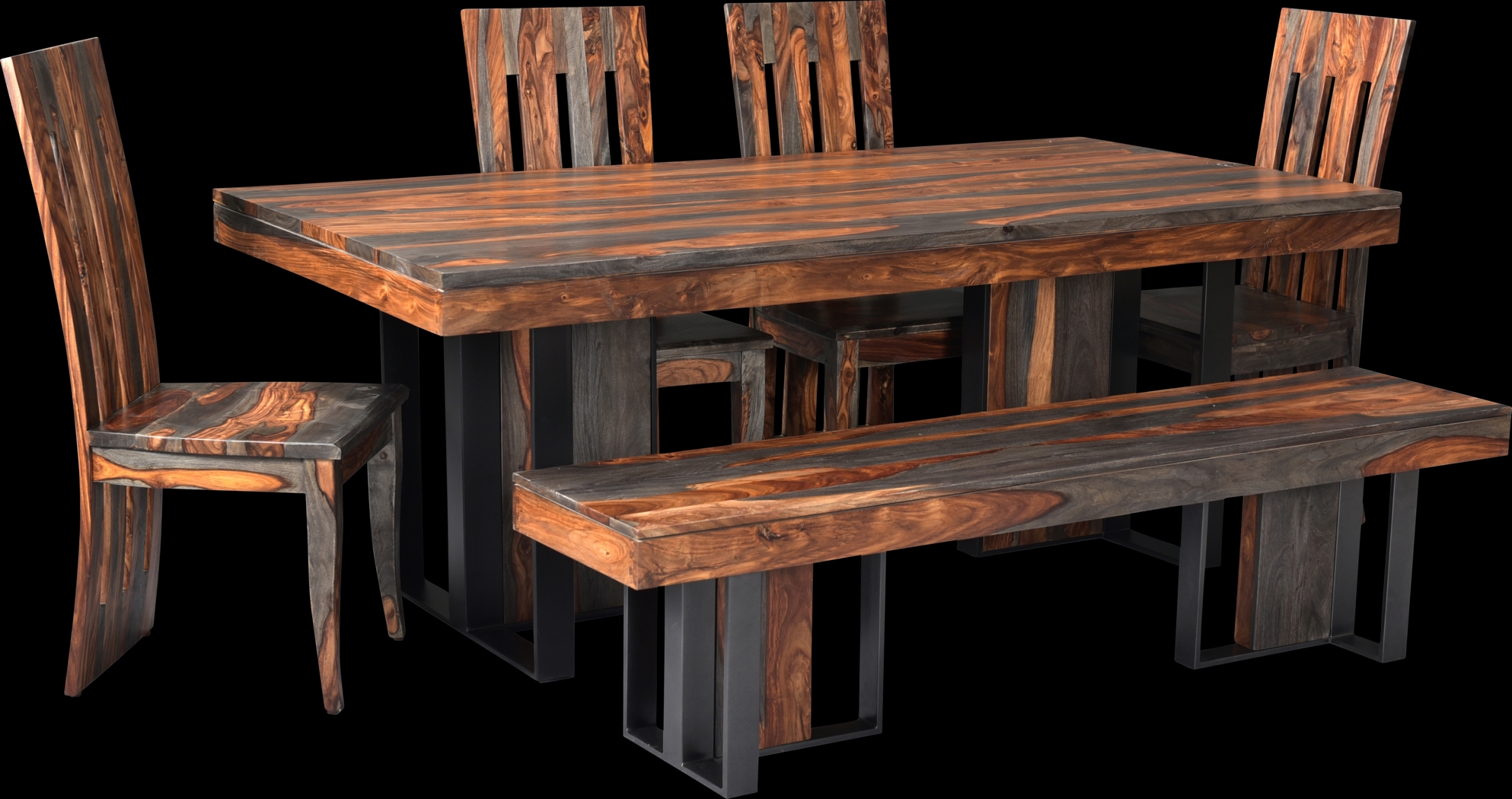 Stanhurst Brown Bench - Thumbnail - Image 3