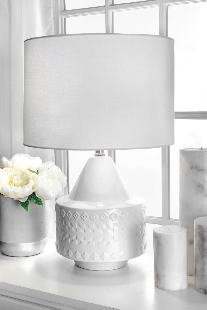 Stanida White Lamp - Thumbnail - Image 2