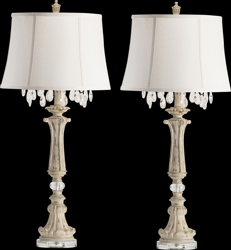 Stanley Court Beige Lamp, set of two - Thumbnail - Image 1