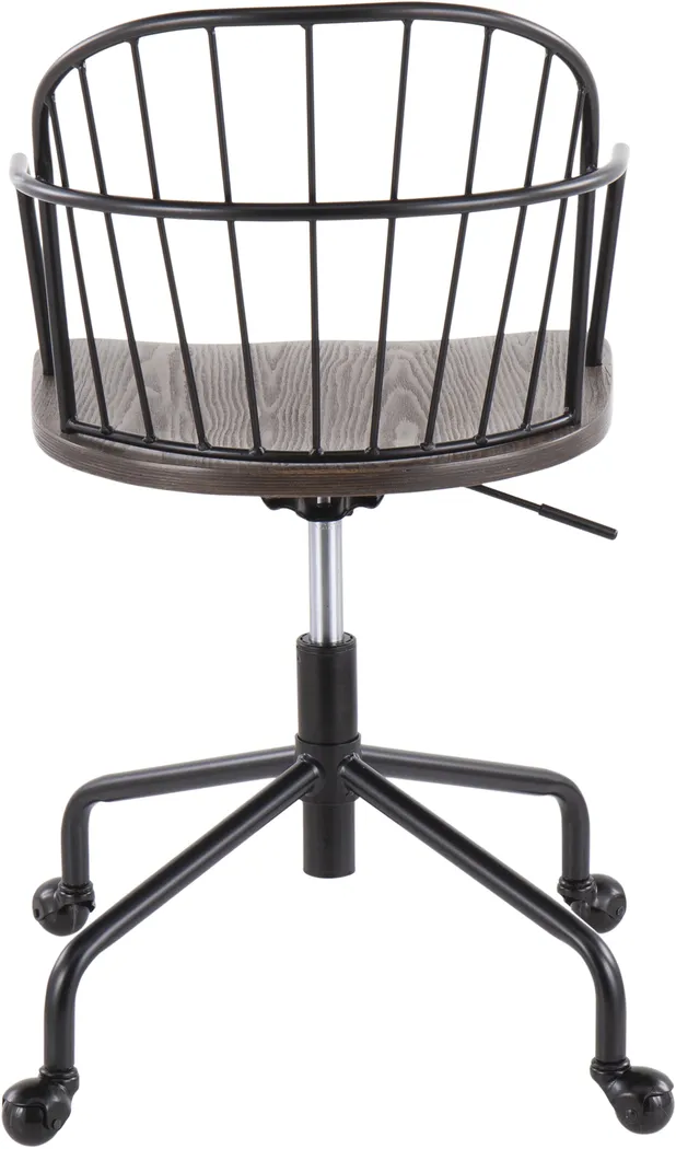 Stanocola Walnut Office Chair - Thumbnail - Image 4