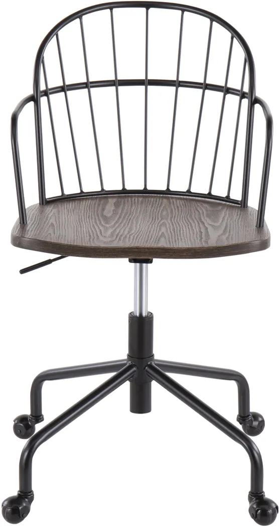 Stanocola Walnut Office Chair - Thumbnail - Image 5