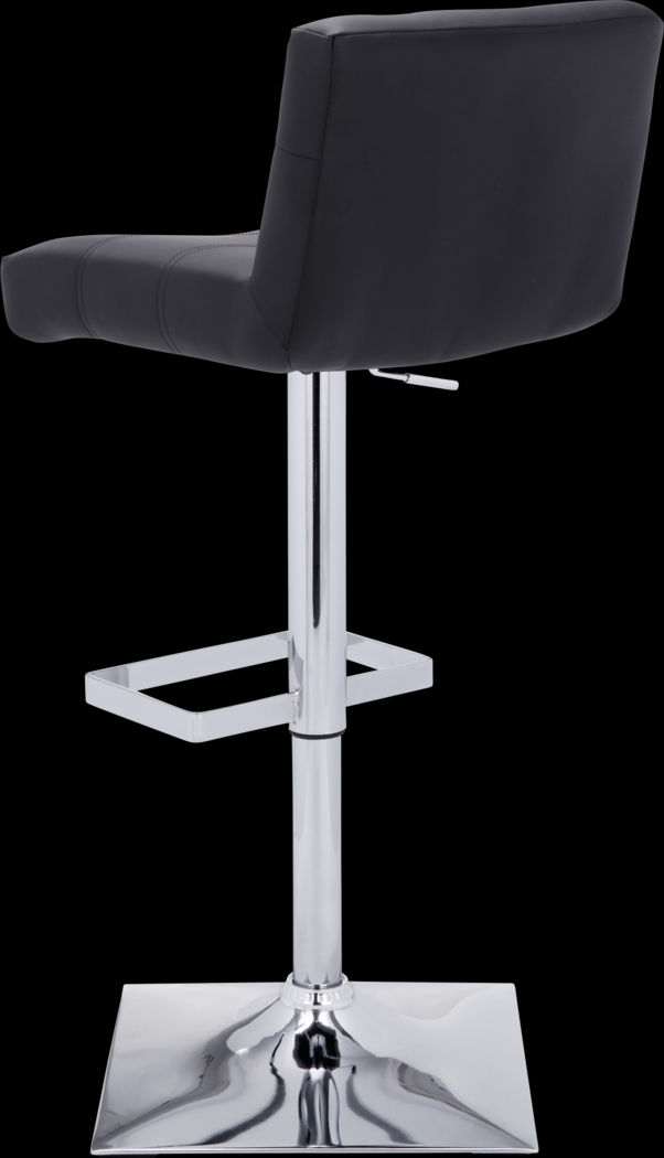 Stanyan Black Adjustable Barstool - Thumbnail - Image 3