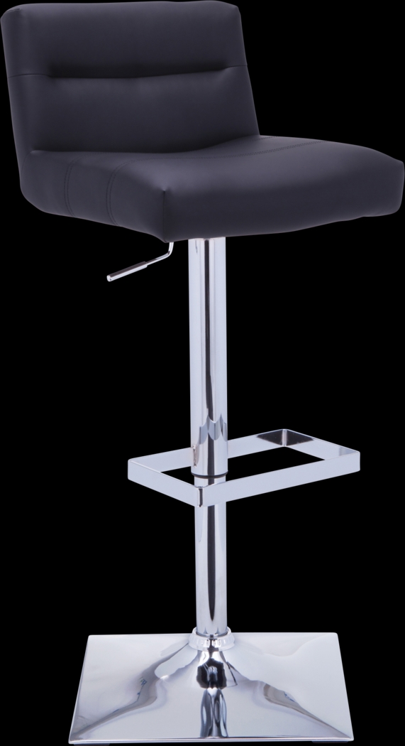 Stanyan Black Adjustable Barstool - Thumbnail - Image 1