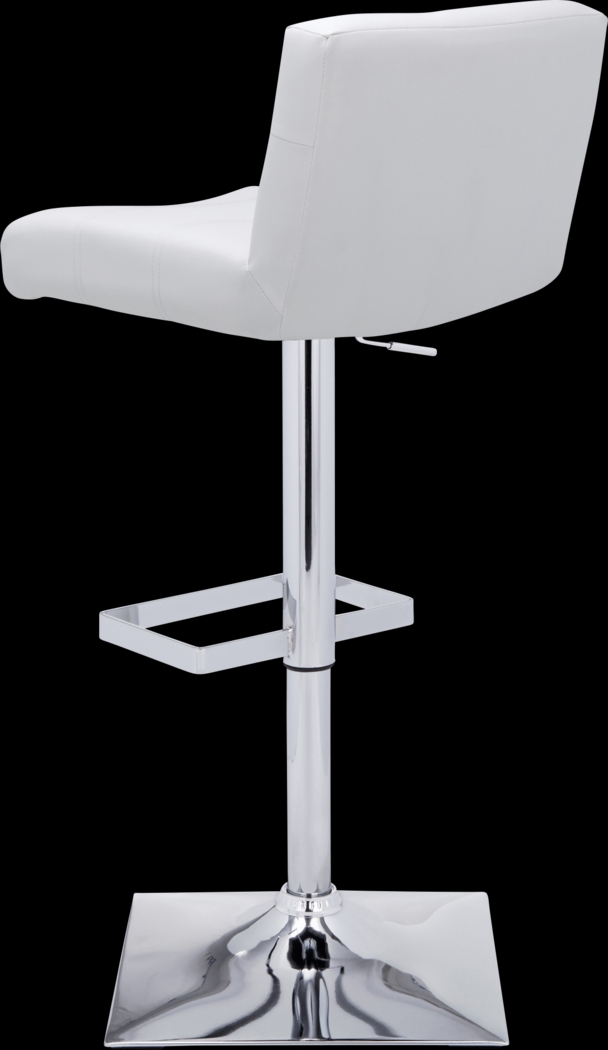 Stanyan White Adjustable Barstool - Thumbnail - Image 3