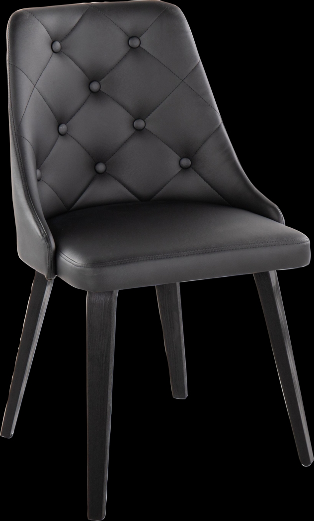 Stanyarne I Black Dining Chair, Set of 2 - Thumbnail - Image 3