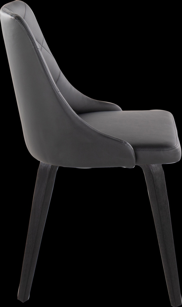 Stanyarne I Black Dining Chair, Set of 2 - Thumbnail - Image 5