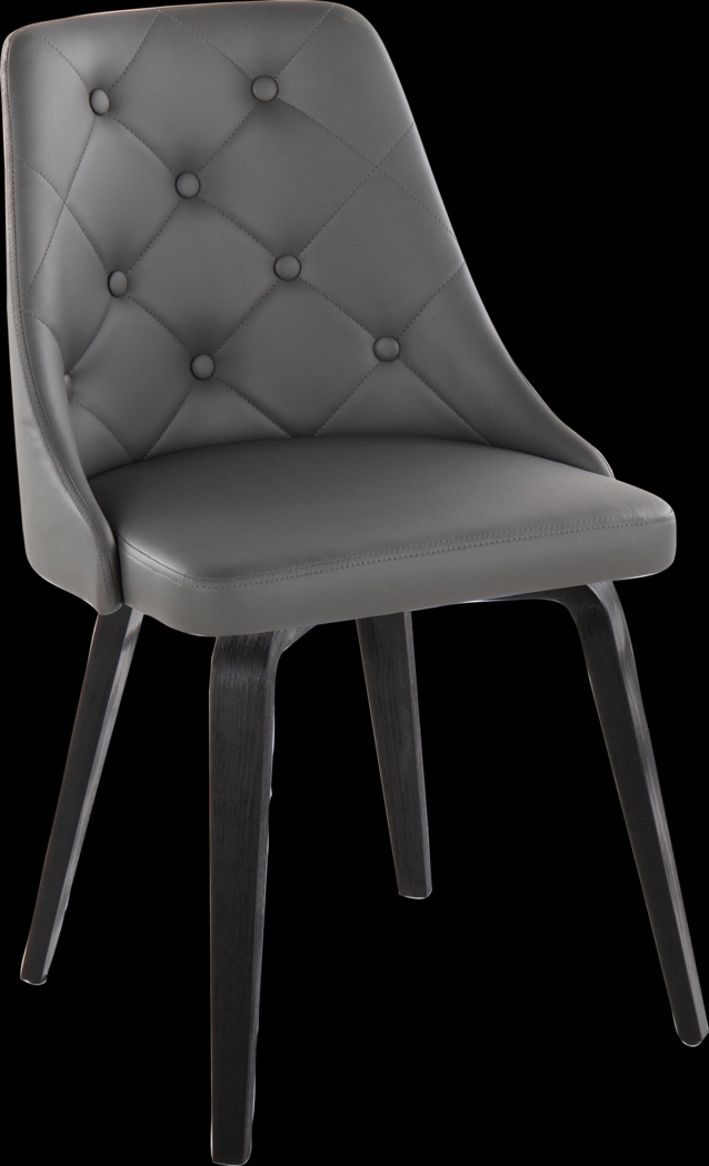 Stanyarne I Gray Dining Chair, Set of 2 - Thumbnail - Image 3