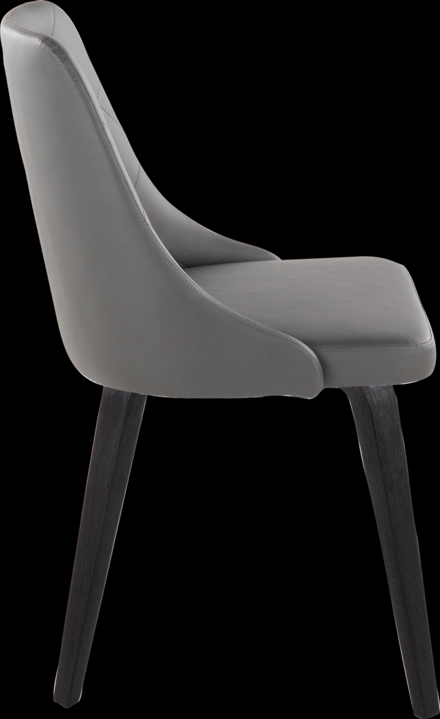 Stanyarne I Gray Dining Chair, Set of 2 - Thumbnail - Image 4