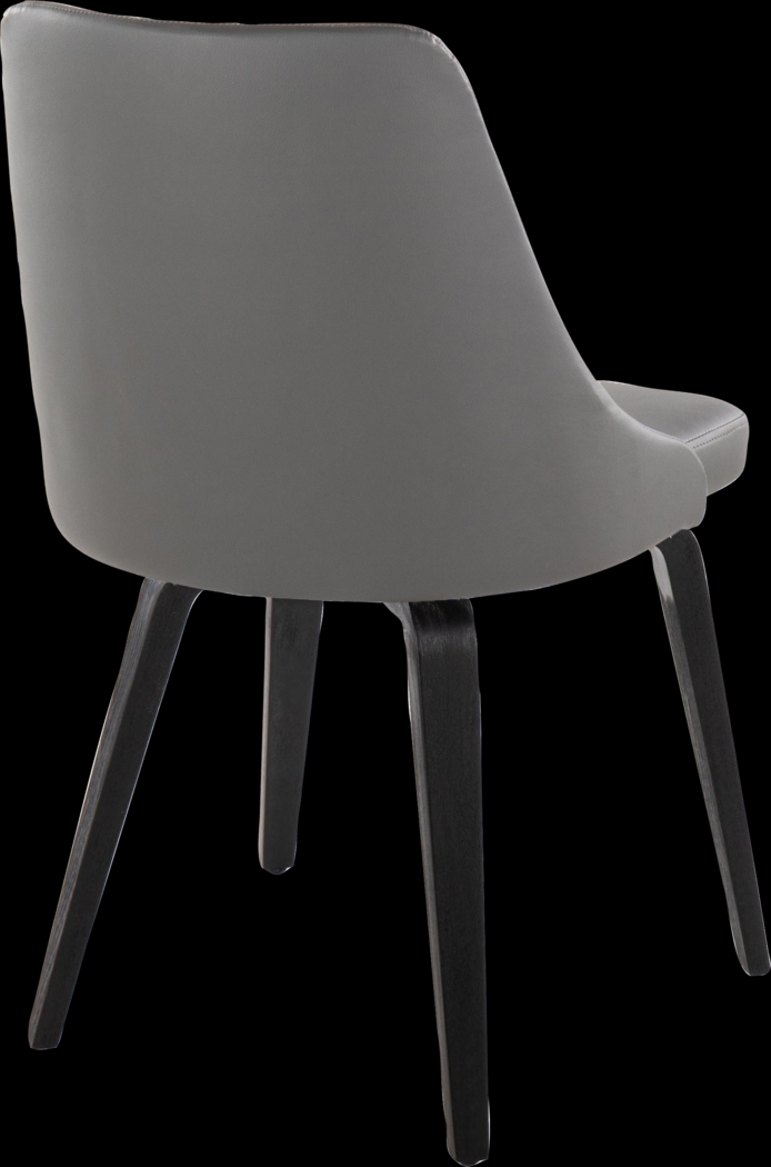 Stanyarne I Gray Dining Chair, Set of 2 - Thumbnail - Image 6