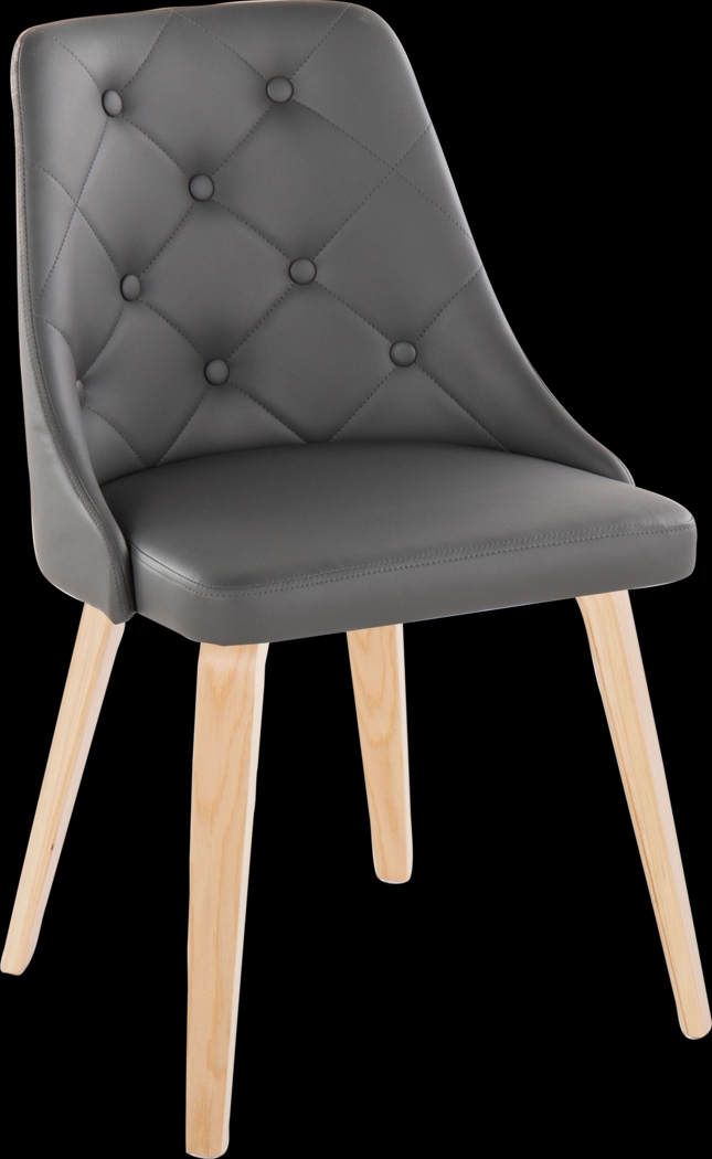 Stanyarne II Gray Dining Chair, Set of 2 - Thumbnail - Image 3