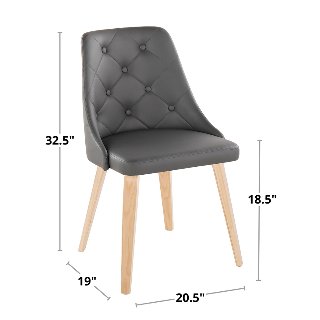 Stanyarne II Gray Dining Chair, Set of 2 - Thumbnail - Image 9