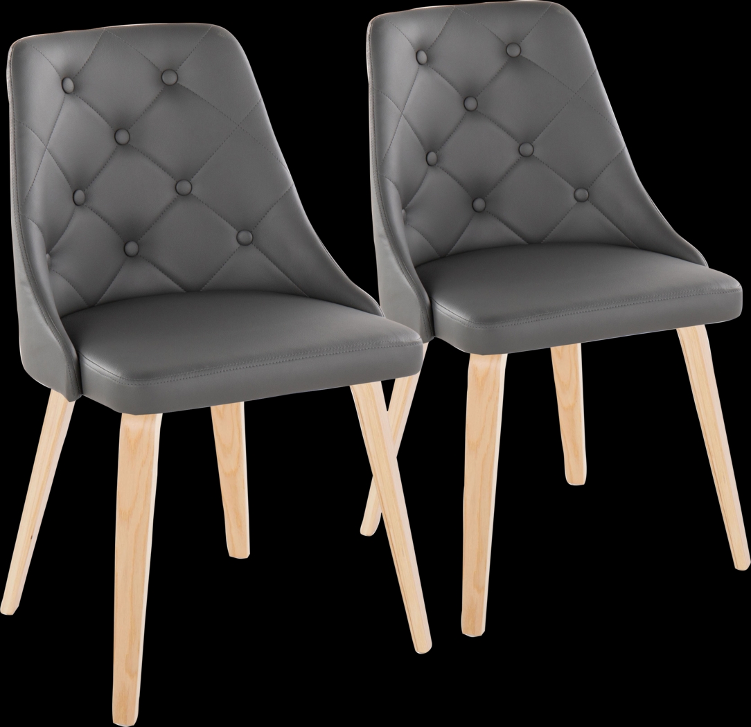 Stanyarne II Gray Dining Chair, Set of 2 - Thumbnail - Image 1