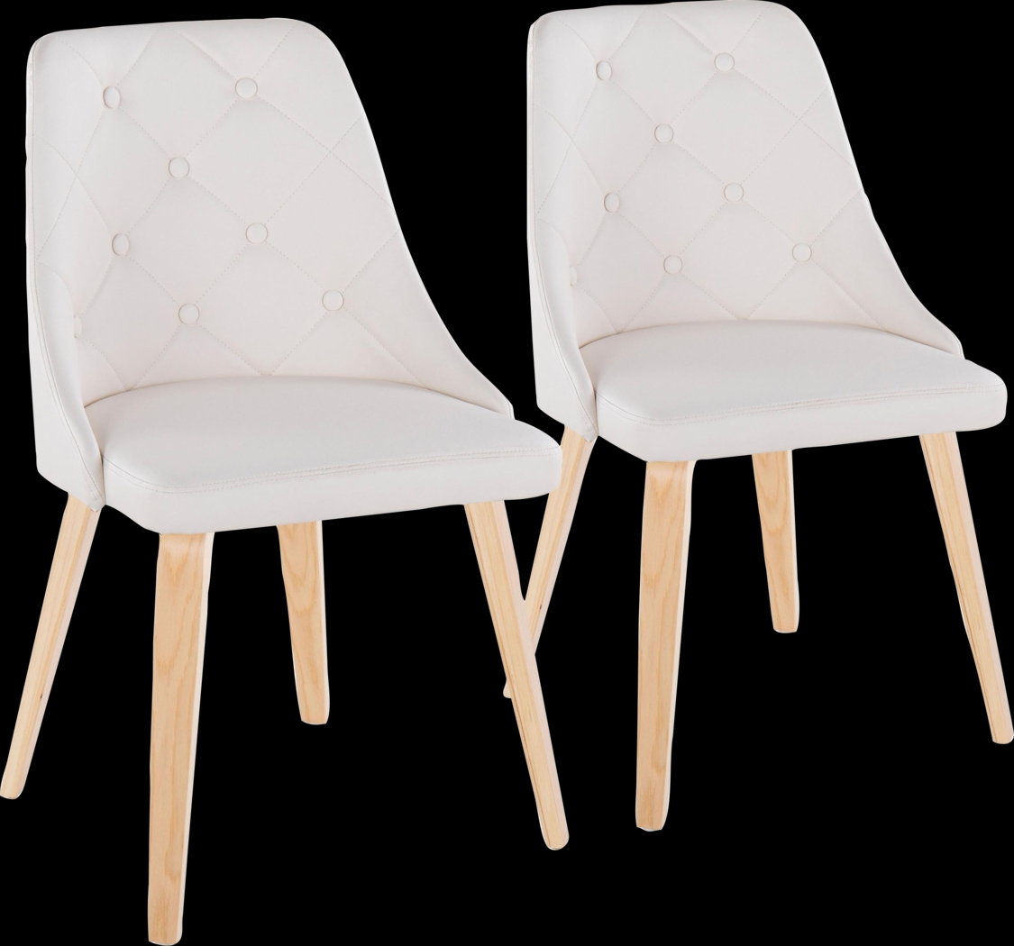 Stanyarne II White Dining Chair, Set of 2 - Thumbnail - Image 1