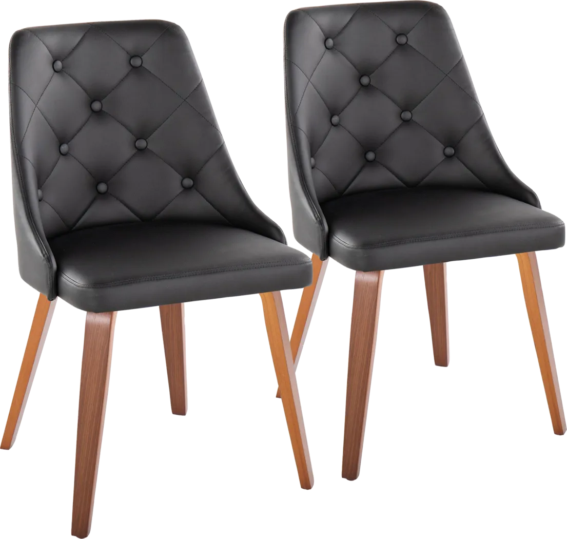 Stanyarne III Black Dining Chair, Set of 2 - Thumbnail - Image 1