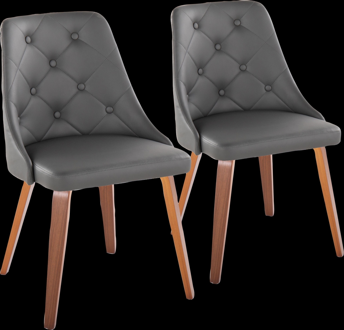 Stanyarne III Gray Dining Chair, Set of 2 - Thumbnail - Image 1