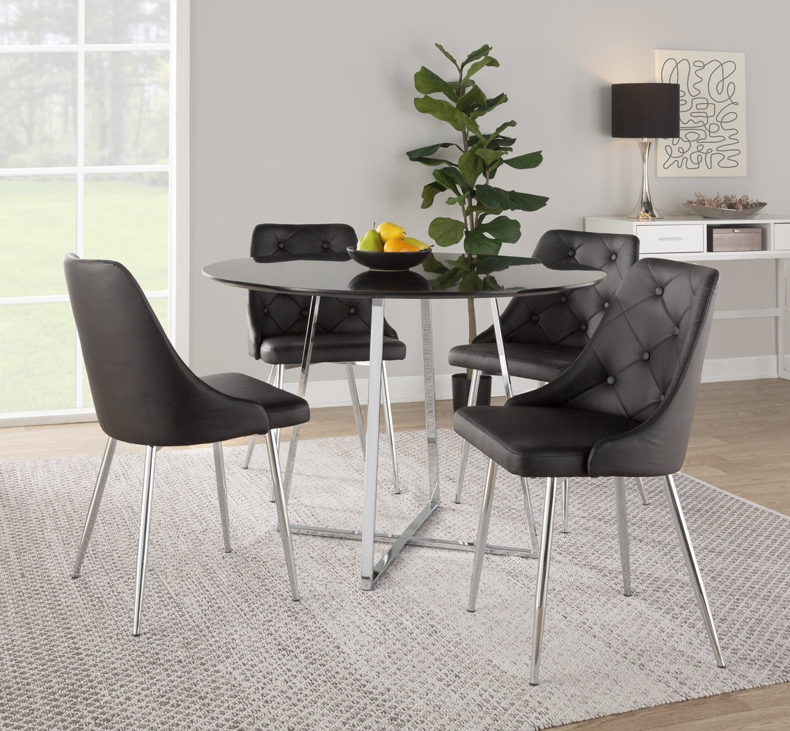 Stanyarne IV Black Dining Chair, Set of 2 - Thumbnail - Image 3