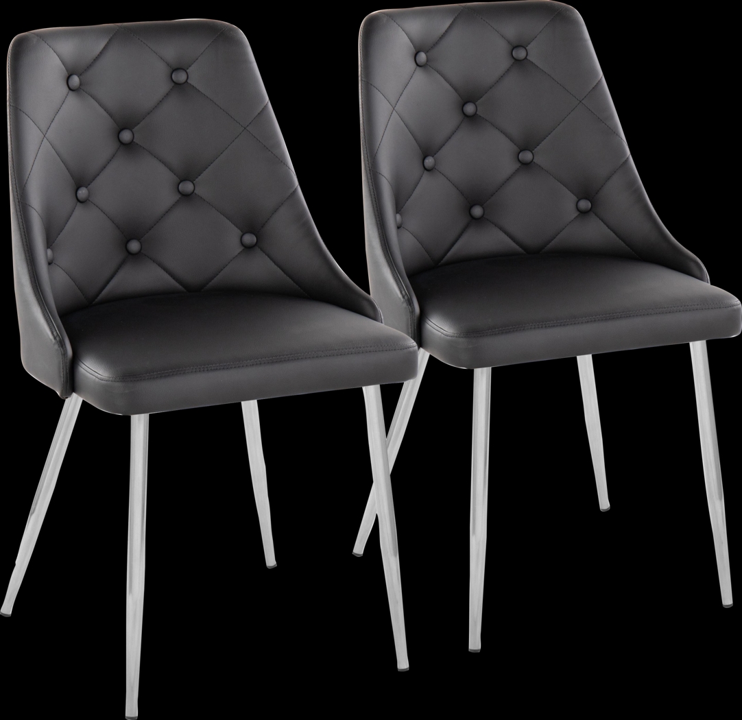Stanyarne IV Black Dining Chair, Set of 2 - Thumbnail - Image 1