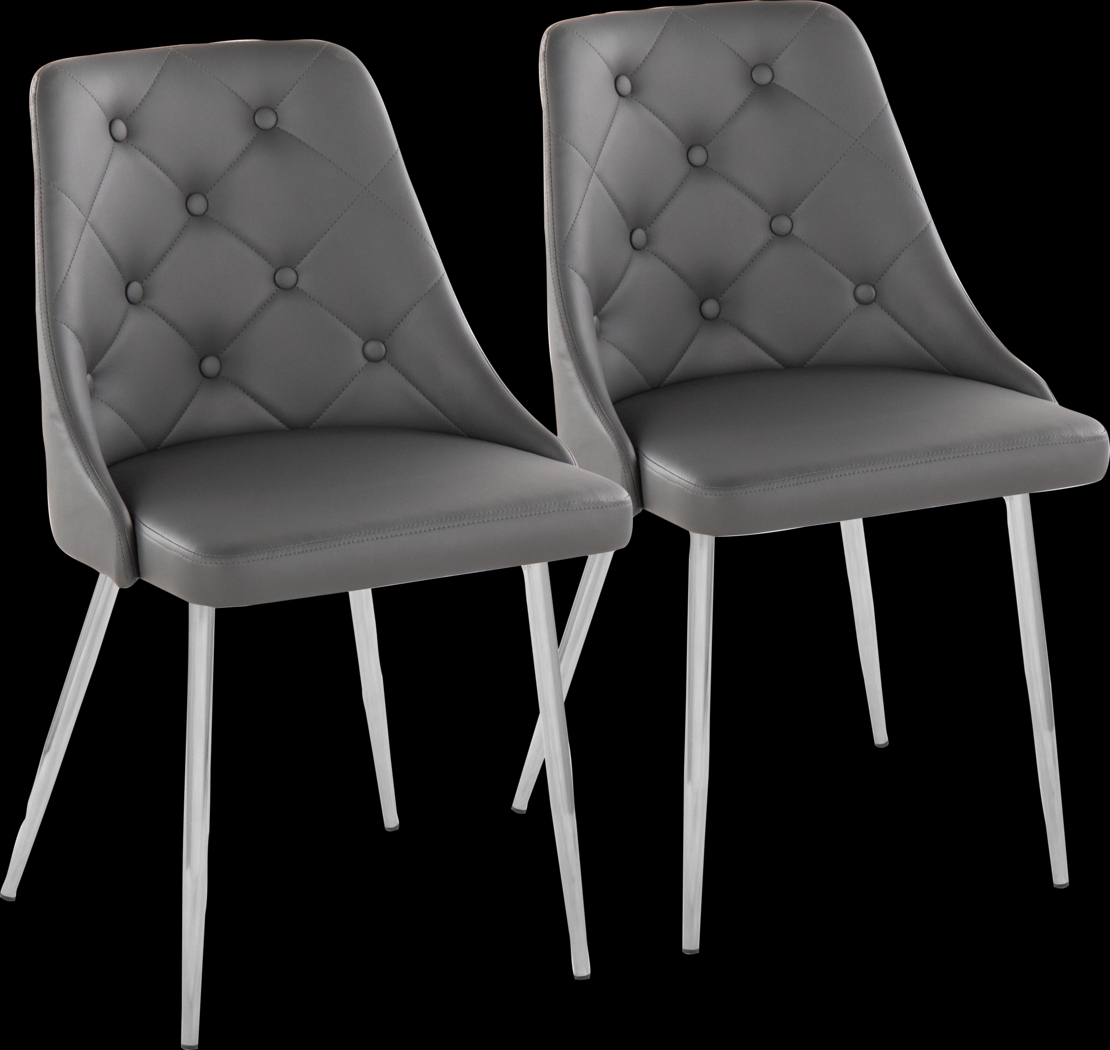 Stanyarne IV Gray Dining Chair, Set of 2 - Thumbnail - Image 1