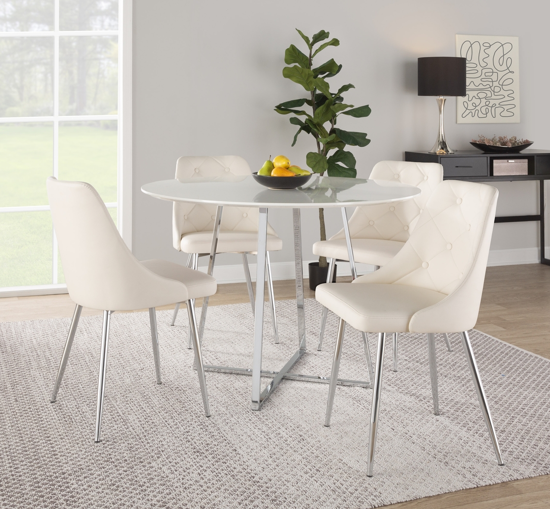 Stanyarne IV White Dining Chair, Set of 2 - Thumbnail - Image 3
