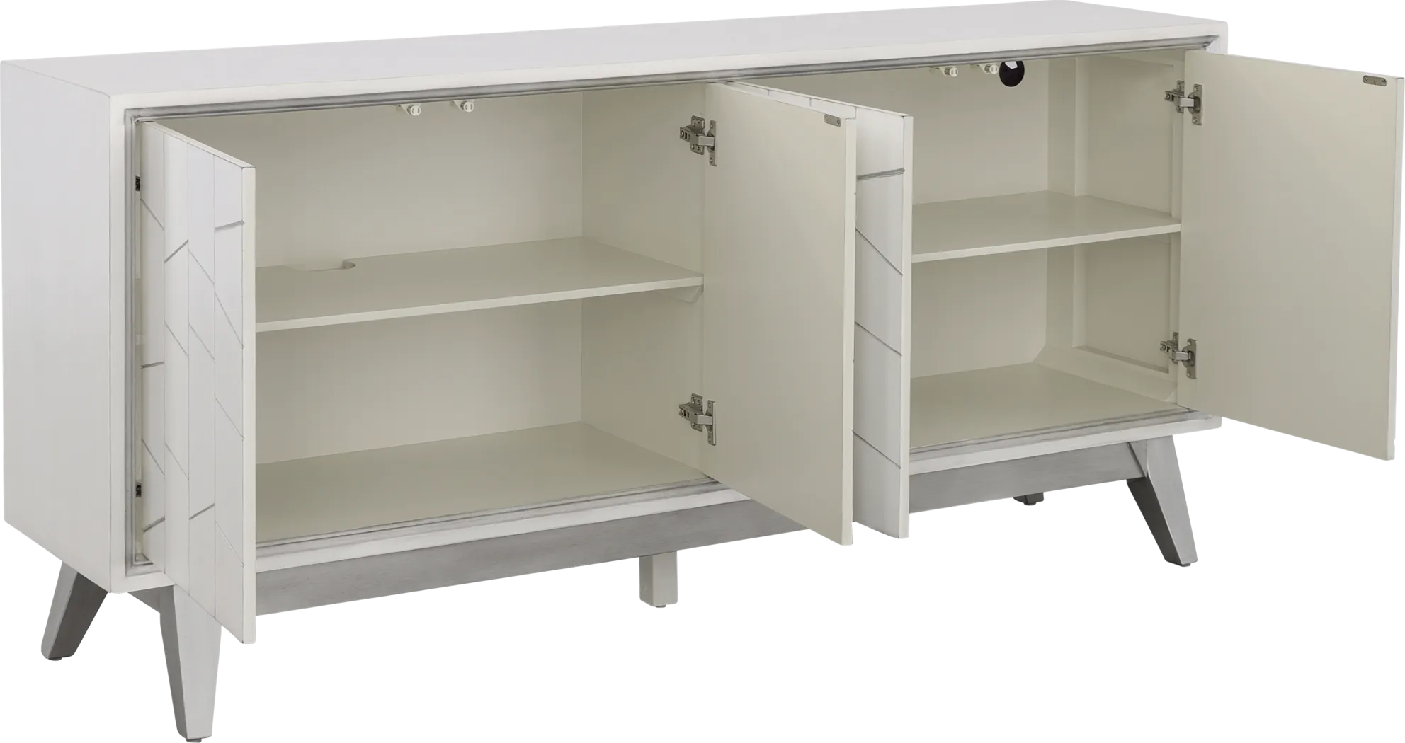 Staplehurst White Credenza - Thumbnail - Image 4