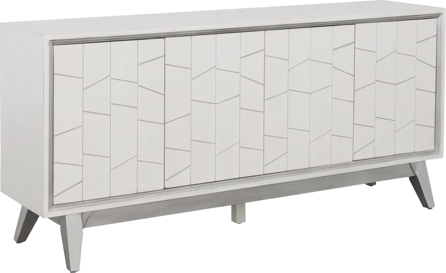 Staplehurst White Credenza - Thumbnail - Image 1
