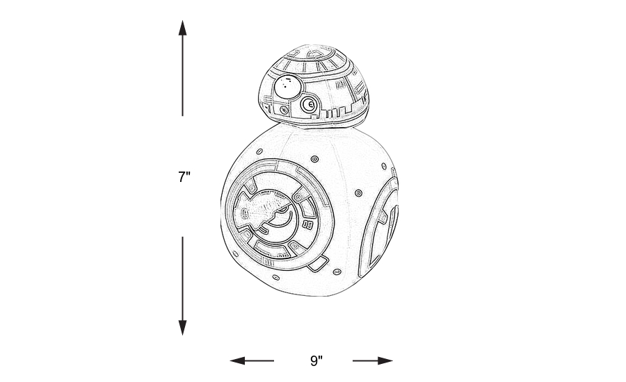 Dimension Image. Please refer to the Dimension Tab on this page for dimension details.