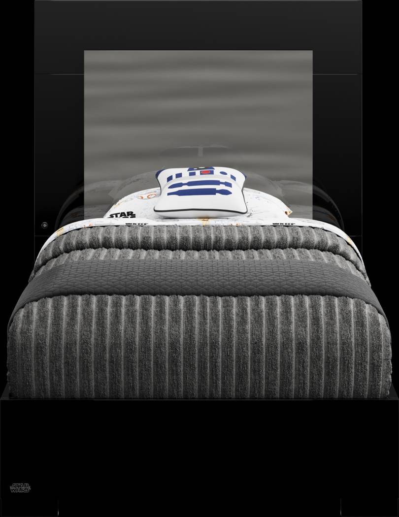 Star Wars Black Twin Lighted Bed - Thumbnail - Image 3