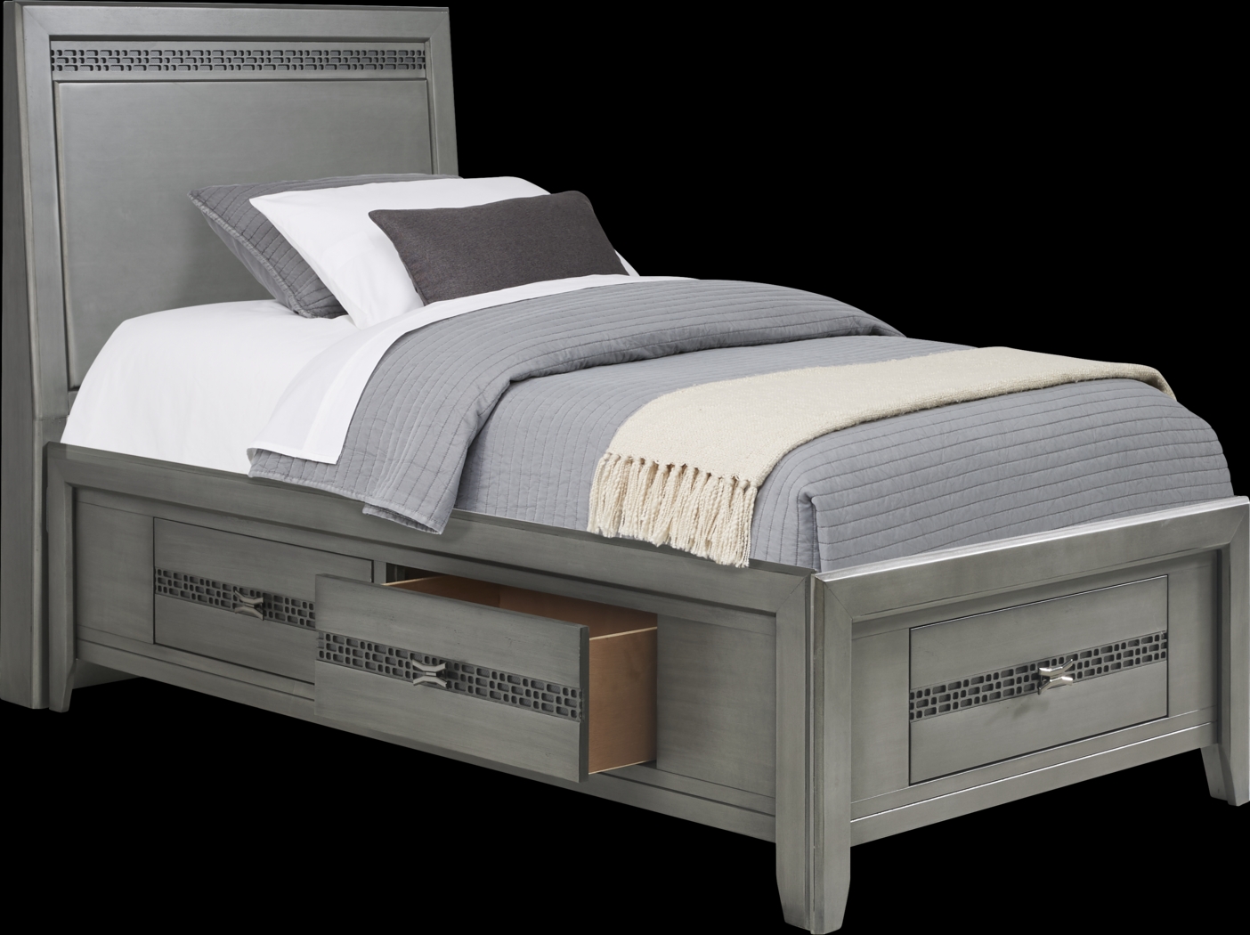 Kids Star Wars Carbonite Gray 5 Pc Twin Storage Bedroom - Thumbnail - Image 4