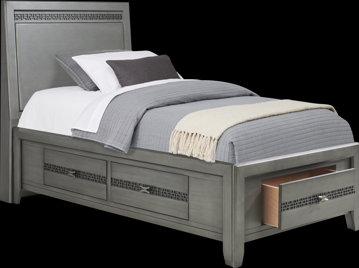 Kids Star Wars Carbonite Gray 5 Pc Twin Storage Bedroom - Thumbnail - Image 3