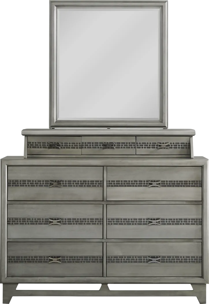 Star Wars Carbonite Gray Dresser, Storage Organizer & Mirror Set - Thumbnail - Image 1