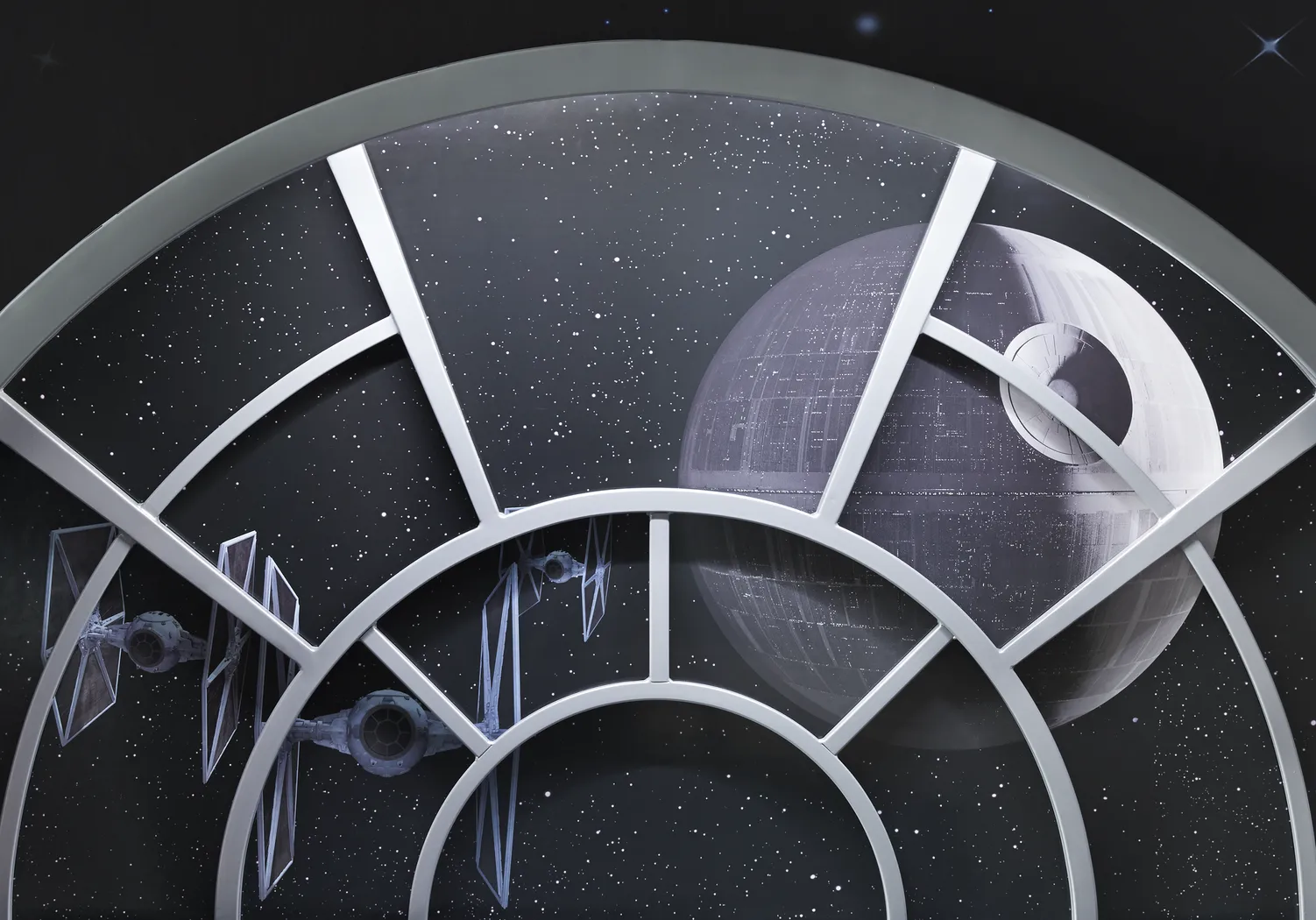 Star Wars Millennium Falcon™ Gray 3 Pc Full Bookcase Bed - Thumbnail - Image 3