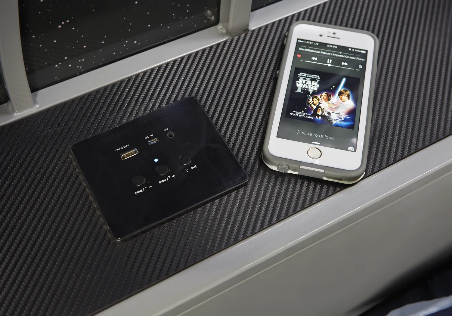 Star Wars Millennium Falcon™ Gray 3 Pc Full Bookcase Bed - Thumbnail - Image 4