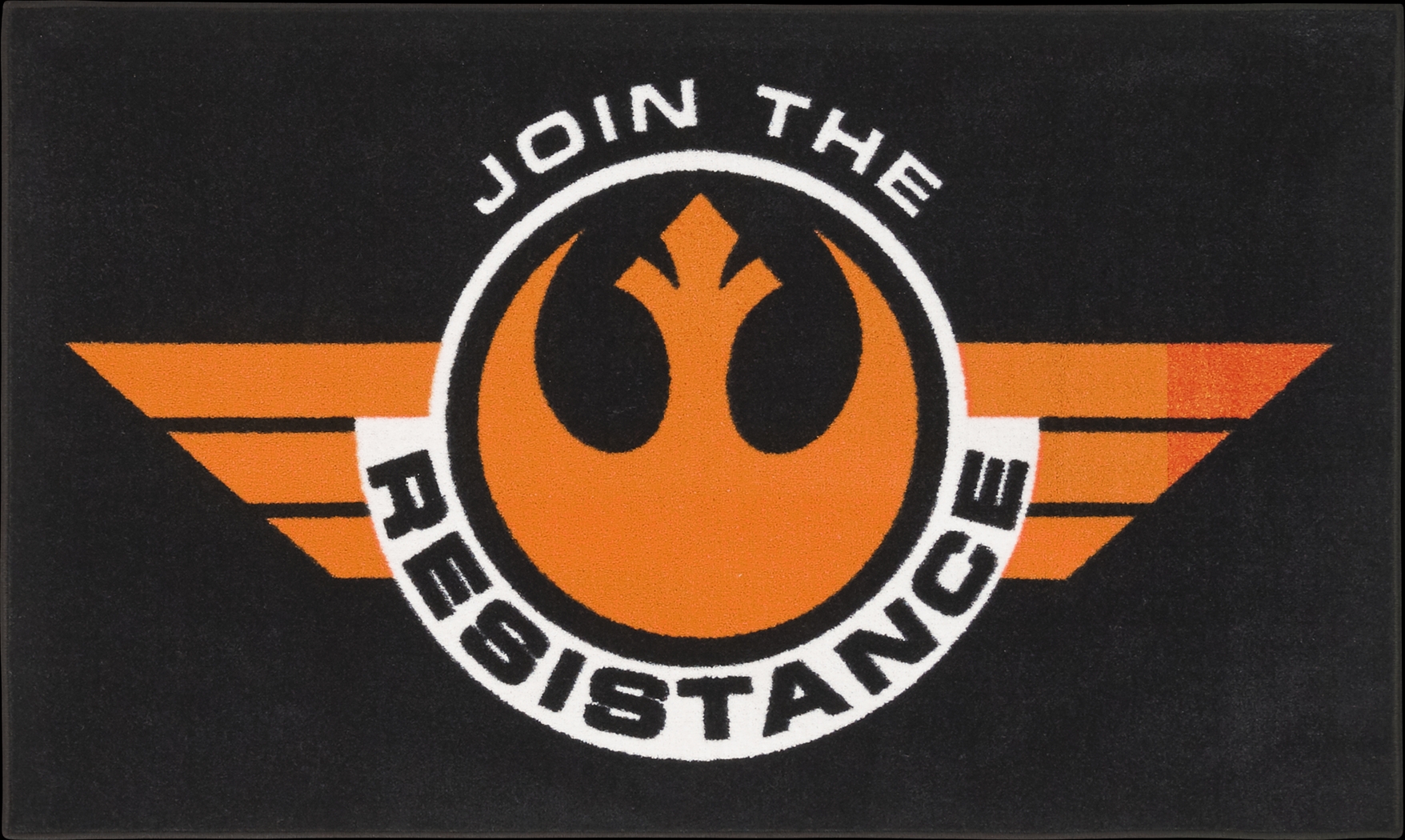 Star Wars Resistance Black 3' x 5' Rug - Thumbnail - Image 1