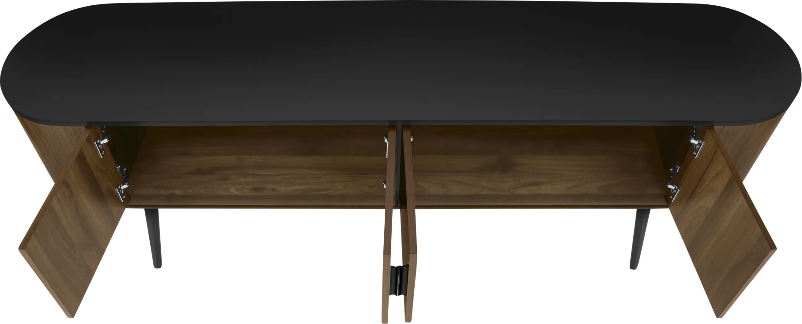 Starair Black and Brown 71 in. Console - Thumbnail - Image 3