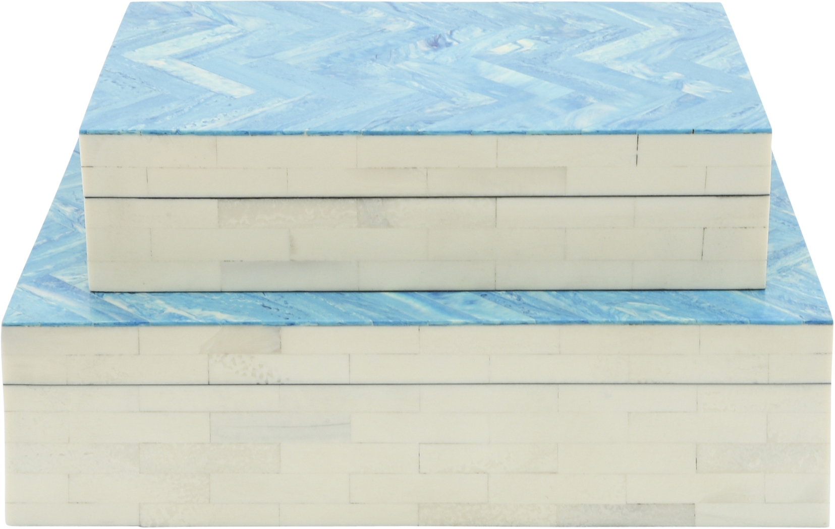 Starbrook Blue Decorative Box, Set of 2 - Thumbnail - Image 2