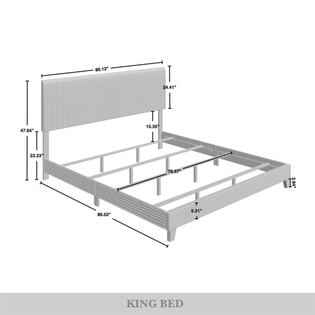 Starfallway Gray King Bed - Thumbnail - Image 5