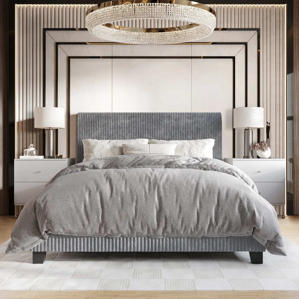 Starfallway Gray Twin Bed - Thumbnail - Image 2