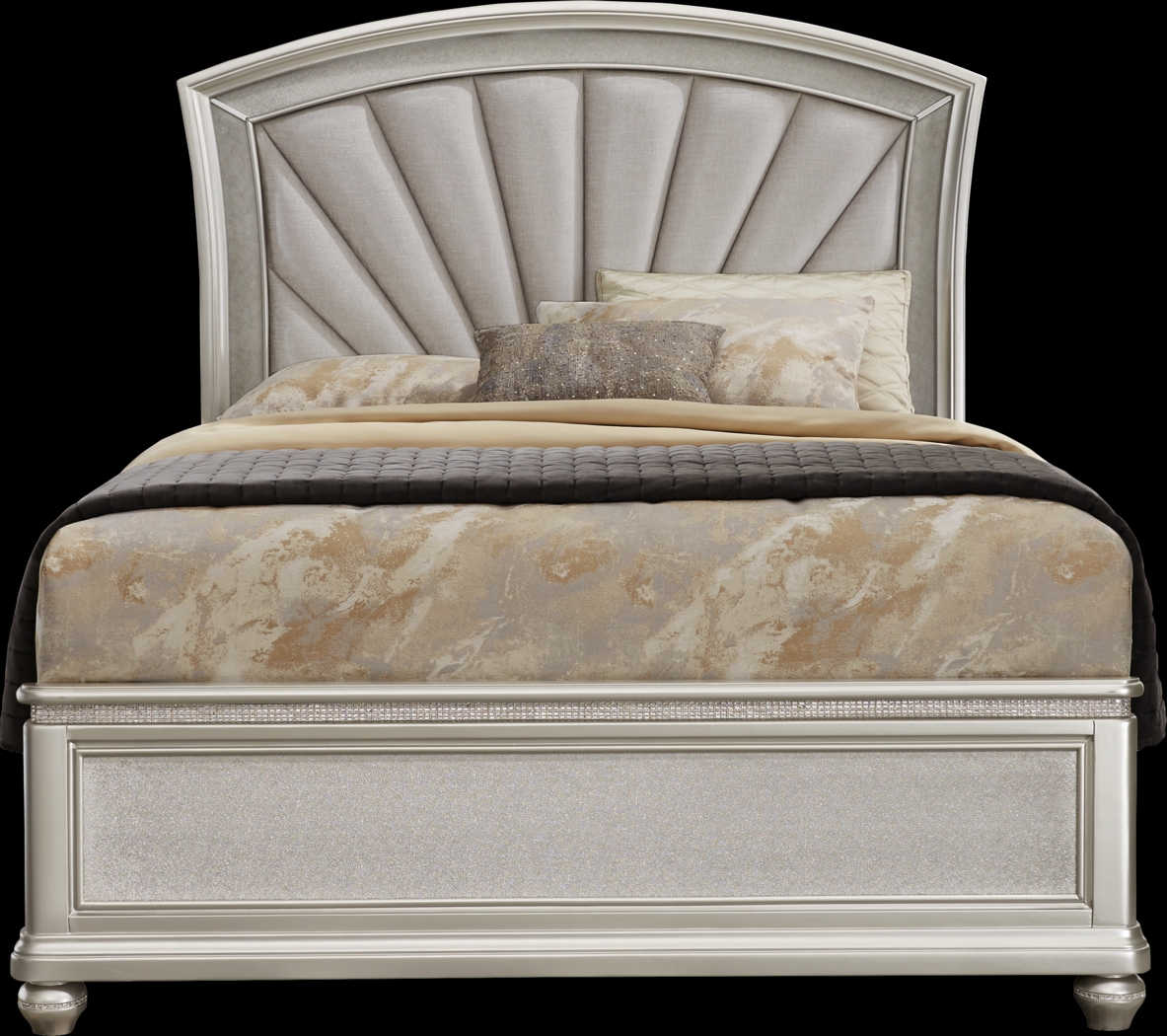 Starlet Lane Silver 5 Pc Queen Bedroom - Thumbnail - Image 3