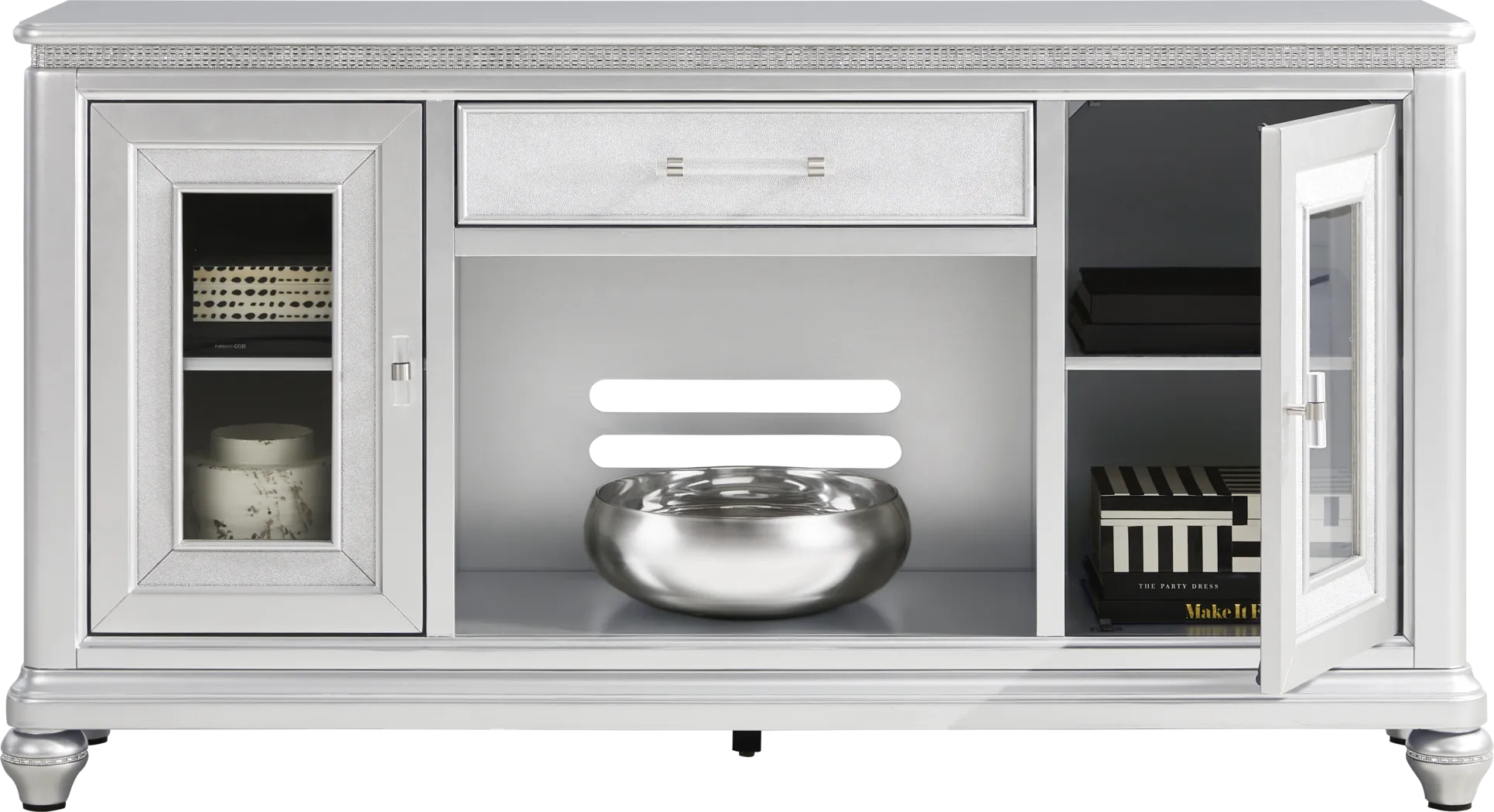 Starlet Lane Silver 66 in. Console - Thumbnail - Image 2