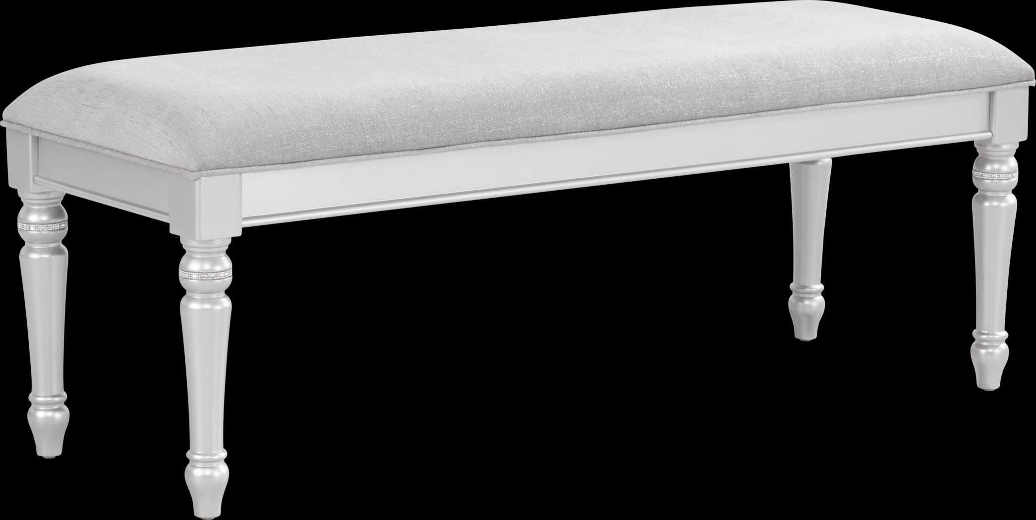 Starlet Lane Silver Bench - Thumbnail - Image 2