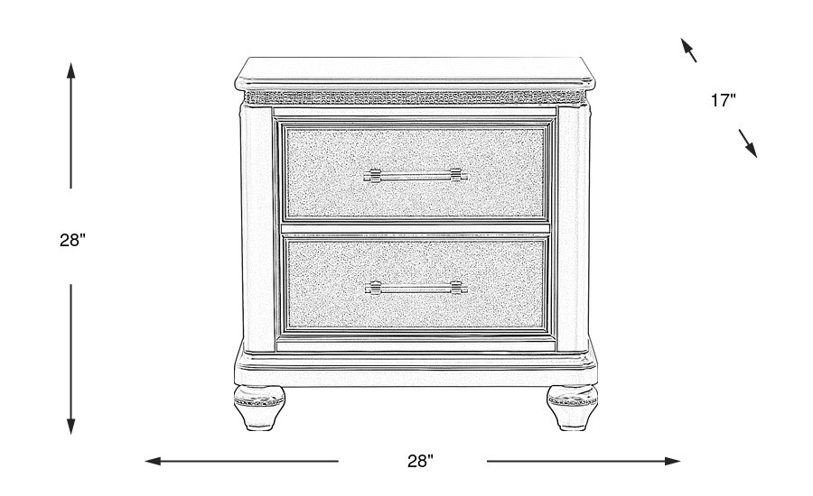 Dimension Image. Please refer to the Dimension Tab on this page for dimension details.