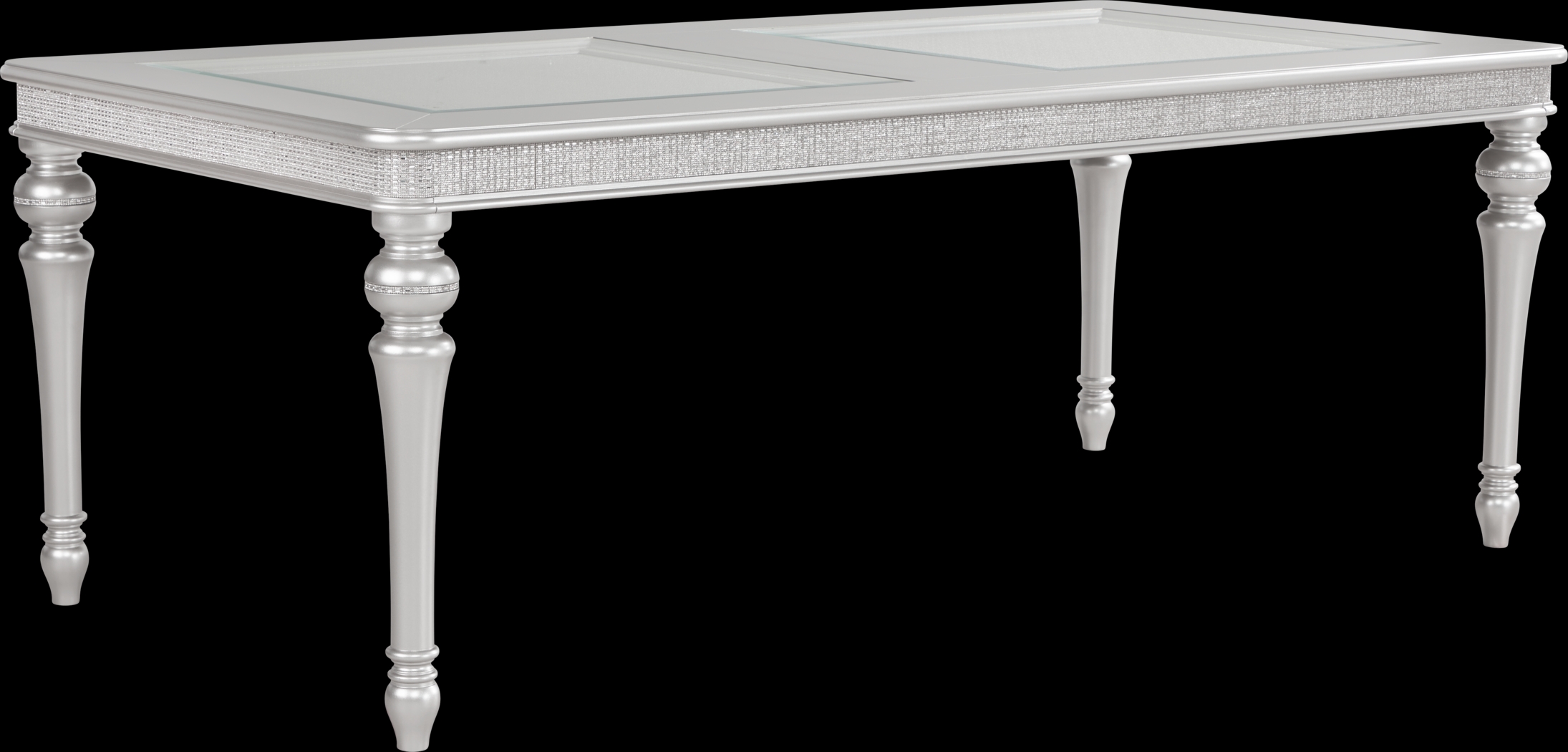 Starlet Lane Silver 5 Pc Rectangle Dining Room - Thumbnail - Image 2